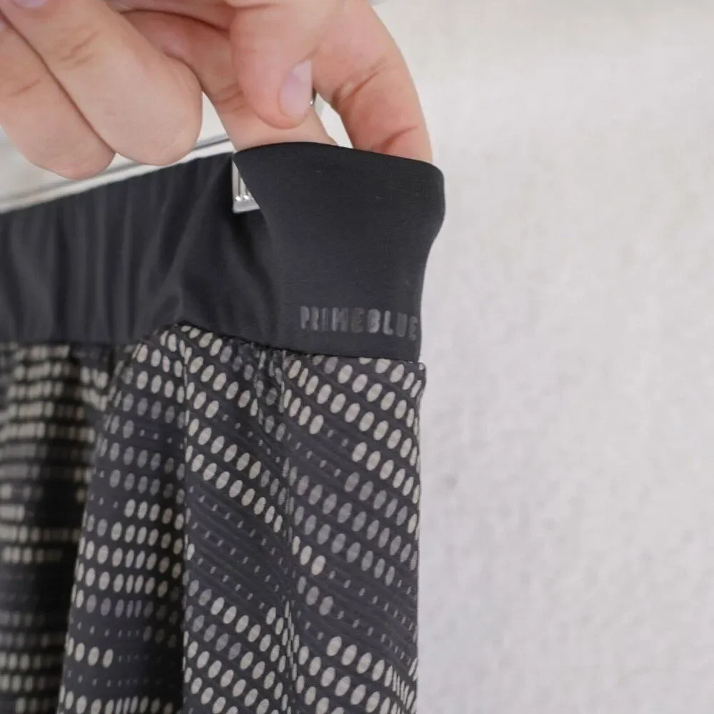 Adidas Primeblue Black Gray‎ Gradient Large Skort Skirt